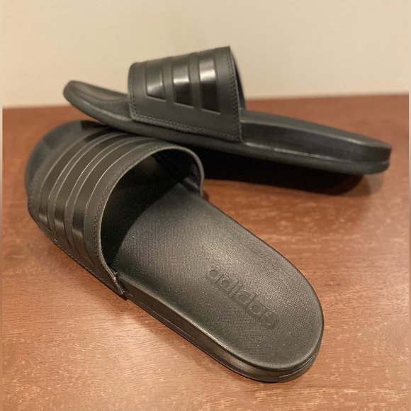 Adidas, Sz M8/W9, Black, Adilette Comfort Slides - EUC - Picture 7 of 9